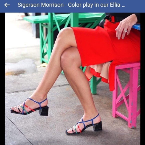 Sigerson Morrison Shoes - Sigerson Morrison Ellia Strappy Block Heel Sandals